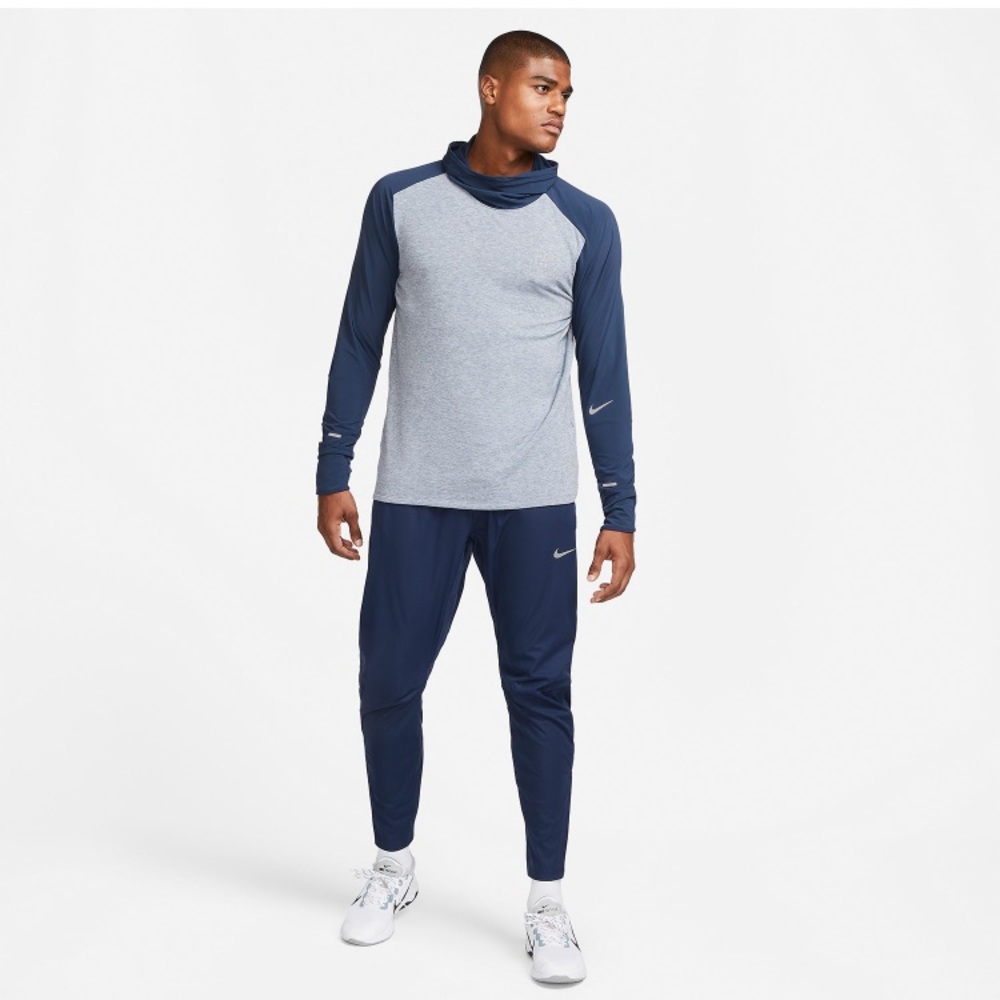 NWT Nike Men’s Therma-Fit Sphere Element Running Shirt - Navy Blue/pure/silver